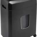 Amazon Basics 15-Sheet Cross Cut Paper Shredder for Home and Office, CD/Credit Card Shredder with 6 Gallon Wastebasket, Black