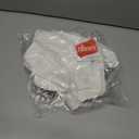 Hanes Womens Originals Twisted Neck T-Shirt, Short-Sleeve Cotton Tee, Boxy Fit (White, XS)