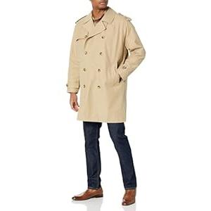 London Fog Men's Double Breasted Trenchcoat, Khaki