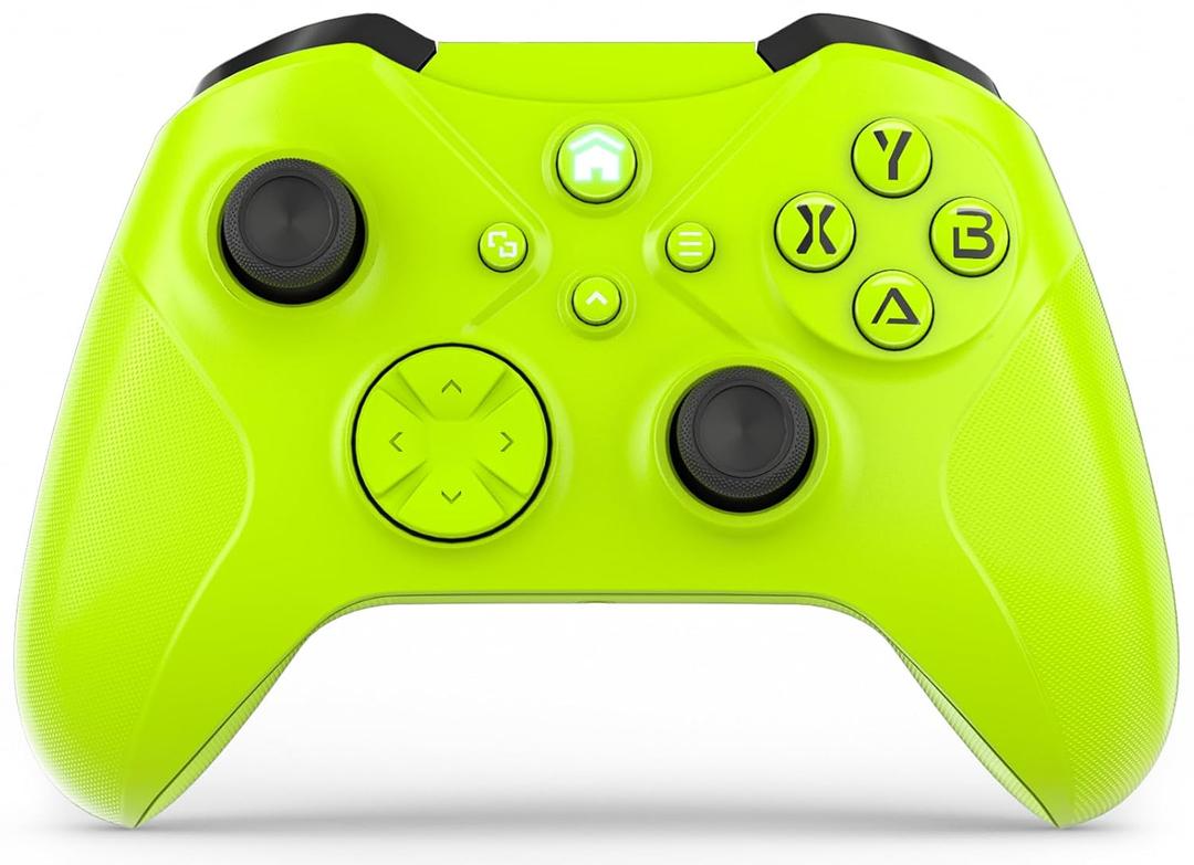 Dinosoo Wireless Controller for Xbox Series X|S, Xbox One & Windows Steam Games, Bluetooth, Dual Vibration, TURBO, Macro, 3.5mm Audio Jack Electric Volt