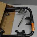 Retrospec Lenox 2-5 Bike Rack Hitch for Car, Truck, SUV - 2in Hitch Mount with Foldable Steel Frame, Anti-Rattle Adapter & Tie Down Straps