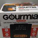Gourmia Air Fryer - 14 Qt All-in-One Oven with Rotisserie, Digital Display with 12 Presets, Roast, Bake, Broil, Dehydrate, Dishwasher Safe Accessories, Black