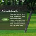 60" Deck Replacement Toothed Mulching Blades for 105-7718 105-7777 105-8777 - Compatible with Toro Z Master Z500 Z555 Z557 Z587L Z588E - 3 Pack