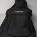 Donner 47 Inch Bass Guitar Case, 0.4 Inch Thick Padding Sponge 600D Ripstop Waterproof Nylon Soft Electric Bass Guitar Gig Bag with 3 Pockets and Back Hanger Loop, Black (Bass Bag, 47 inch-10mm Thick)