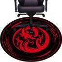 Chair Mat for Hardwood Floor Gaming Chair Mat 47 Inch Round Floor Mats for Gaming Room Home Office