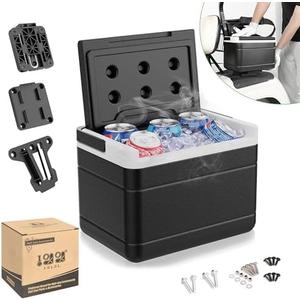 10L0L Golf Cart Cooler with Mounting Bracket Kit Fits Yamaha Club Car & EZGO, Portable 48 Hours Cooling Ice Chest 102588101 103886801