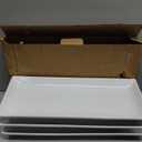 LAUCHUH Large 3 Tier Serving Stand Tiered Serving Trays with Collapsible Sturdier Rack Porcelain Serving Trays and Platters for Fruit Dessert Presentation Easter Party Display Set, 14 Inch (Gold)