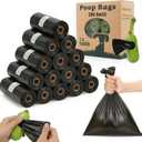 Dog Poop Bags Rolls Refill: TVOOD 280 Count Unscented Doggie Poop Bags with Dispenser Leak Proof and Thick Poo Bag for Pet Waste (Black)