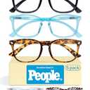 CCVOO 2.5 Reading Glasses for Women, Eye Glasses, Blue Light Readers, Cheaters