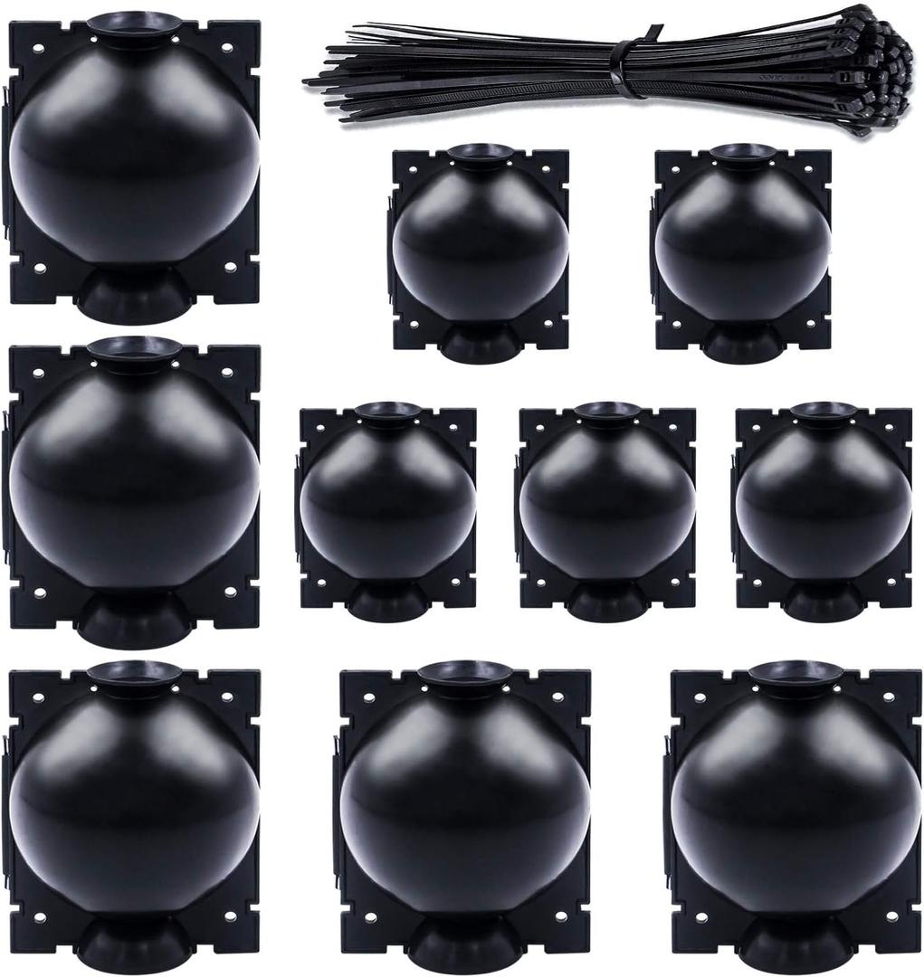 Tanzfrosch 10 Pack Tree Root Growing Box, Rooting Ball Grafting Tools, Reusable High Pressure Tree Rooter Air Layering Propagation Kit Propagator Pot Rooting Device for Trees Flowers