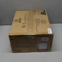 LEDIARY 20" Caged Ceiling Fan with Light and Remote, Low Profile Flush Mount Fandelier, Walnut Bladeless Enclosed Small Fan Lights Ceiling Fixtures, Rustic Farmhouse Style for Bedroom, Outdoor