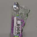 ZJchao Elderly Eating Spoon with 360 Flexible Rotation Head Stainless Steel and Silicone Adaptive Utensil for Seniors Easy Grip Feeding Tool 1 Piece