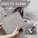 YDKGL Water Absorbent Runner Rugs for Kitchen, Kitchen Mat in Front of Sink, Oil Absorbent Kitchen Mats for Floor,Non-Slip Kitchen Rugs,Durable Kitchen Mats17x30 Gray Kitchen Rugs,