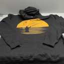 Fly Fishing Vintage Retro Trout Fishing Fisherman Gift Pullover Hoodie, L