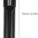 Housoutil Spring Loaded Drop Rod Zinc Alloy Gate Latch with Floor Mount 6.3 Inch Sliding Pin Lock for Double Wood Metal Doors