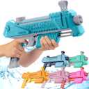 ArtCreativity AquaStriker Water Blaster - 1 Piece - Water Guns for Kids and Adults with 180 Degree Shooting - Powerful Water Gun with 10 Foot Range - Squirt Gun for Pool, Backyard, and Beach Fun (Blue)