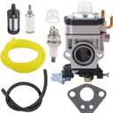 Carburetor For 33cc EARTHQUAKE MC33 Cultivator 31635 Carb Replace 31801