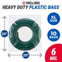 20" x 20" Extra Large Reclosable Plastic Zip Bags, 50 Count
