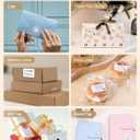 3 x HPRT Thermal Labels for T20/T260LR Label Printer, 1.97" x 1.18"(50x30 mm) Waterproof Sticker Paper, Color Thermal Tape for HPRT T260LR Label Maker, 200 Labels/Roll - Beige Green