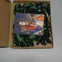 Brightown Velvet Ornaments Bows for Christmas Tree Ribbon -30 PC, 5 x 7 Inch Rustic Crafts Gift Bows Vintage Velvet Ribbon Bows for Christmas Tree Garland Home Wedding Decoration(Green)