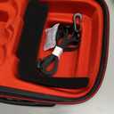 YOREPEK Travel Case for DJI NEO Fits RC-N3/RC-2 Remote Controller, Portable Lightweight PU Carrying Case for DJI NEO Drone Fly More Combo Accessories, Shockproof Waterproof Shoulder Storage Bag