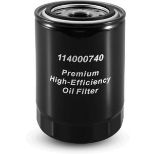 Oil Filter Fit for GMC Chevrolet 6.6L Duramax L5P 2020+ Replace 114000740, Black