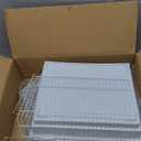 Small Bird Travel Cage - The Lightweight Small Birds Starter Kit with Birdcages and Accessories Great for Parakeets Lovebirds Parrotlets Finches Canaries (White 14.5"L x 13.3"W x 16.5"H)