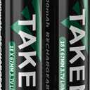 Taken 3.7V 18650 Rechargeable Batteries 3000mAh 2 Pack Lithium Battery Button Top for Flashlights, Headlamps, Doorbells, Toys