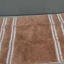 Tyrot Bathroom Rugs Non Slip Washable 24x17, Ultra Soft Super Absorbent Bath Rugs for Bathroom Floor, Shaggy Chenille Bath Rug, Microfiber Plush Quick Dry Bath Mat for Bathtub, Sink and Shower, Coral