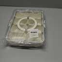 Patent Design Ribbed Snackle Box Container Snack Container Divided Serving Tray with Lid and Handle, 8 Divider Portable Snacklebox for Travel Beach for Charcuterie Veggie Fruit Candy,1 Pack (White)