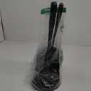 MR.SIGA Toilet Plunger and Bowl Brush Combo for Bathroom Cleaning, Black, 1 Set (One Size)