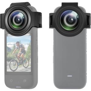 PULUZ For Insta 360 x3 Lens Protector, Dual Lens Guards for Insta360 X3 Protective Case Optical Tempered Glass Camera Accessories for Insta 360 x3 Accessories Waterproof (Upgrade)