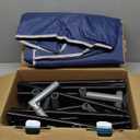 Puppy Playpen Indoor for Dog Small Pets, Dog Playpen 42x42 x25 inch, Dog Play Pen Indoors with Gate, Oxford Fabric Pet Exercise pens for Puppy, Anti-Tipping Dog Enclosure with Zipper Door (Royal Blue)