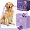 MIZOK Puppy Pads 30x36in Dog Pee Pads Lavender Scented Odor-Control, Training Pads for Dogs Super Absorbent Up to 10 Cups, Puppy Pads XL with 6-Layer Leak-Proof Quick-Dry Purple (40 Counts)