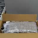 Romrol Dog Stairs Ramp for High Beds Couches, 33D High Density Foam Pet Steps with Durable Non-Slip Waterproof Fabric Cover, Dog Stairs for Small Dogs or Cats or Pets, 4-Step,Grey