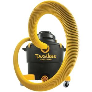 Dustless Technologies D1603 Wet+Dry Shop Vac  Powerful Dustless Vacuum for Contractors, Construction, Professional, and Home Use
