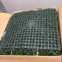 Artificial Boxwood Panels,20"x 20"(16P) UV-Anti Faux Grass Panels for Interior Wall, Greenery Backdrop,Garden and Indoor Outdoor Plant Wall&Fence Covering Privacy for Backyard Decor
