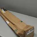 Cordless Vinyl Mini L Blinds 31" W x 64" H, 1" Slat White Horizontal Windows L Blind for Door, Shades, Camper, Light Filtering, Interiors, Arrive 1/2 Inch Narrower Indoor