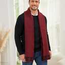 Zaitun Winter Scarf For Men Soft Warm Waffle knitted Classic Fashion Cold Weather Scarves
