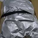 Kayme 6 Layers SUV Car Cover Waterproof All Weather for Automobiles, Outdoor Full Size Cover Rain Sun UV Protection with Zipper Cotton, Universal Fit for SUV Jeep (182-190 inch) (Aluminum-Silver)