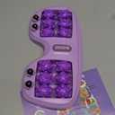 Foot Massager Roller, Plantar Fasciitis Relief Portable, Acupressure Therapy for Relieves Foot Tension, Promotes Relaxation, and Improved Circulation Cat Paw Purple