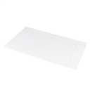 Amazon Basics Non-Slip Cotton Bath Mat, 100% Cotton Absorbent, Machine Washable, 31" L x 20" W, Bright White