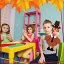 4 x Geyee 26 Pcs Thanksgiving Turkey Bulletin Board Set Turkey Stickers Wall Decal Self Adhesive for Kid School Classroom Blackboard Fall Autumn Halloween Party Decorations