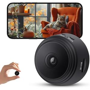 Smilephil Hidden Camera - Spy Cameras - Nanny Cam - WiFi Wireless Cam - 1080P HD Small Camera with Motion Detection and Night Vision，Security Cameras for Home/Office/Baby Monitoring-A9