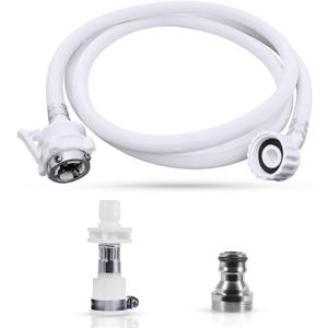 Washing Machine Water Inlet Hose, (Burst Proof) Water Connection Inlet Supply Lines,Accessories For Portable Washing Machine (6.5 FT)