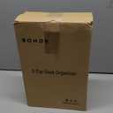 BOHDK Mesh Desk Organizer, 3-in-1 Desktop Organizer with 3 Tier Tray and 5 Upright Sections, File Organizer for Desk with Sliding Drawer, Black