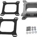 2" Tall Aluminum Carb Spacers Open 4 Barrel Square Carb Carburetor