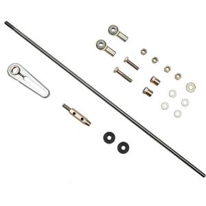 Transmission Column Shift Linkage Kit Compatible With GM TH-200, 200-4R, TH-350, TH-400, 4L60, 4L60E, 4L80E & 700-R4 Transmission (With 21 stainless steel rod)