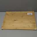 Bamboo Cutting Board for Kitchen, 18" Large Wood Charcuterie Cheese Board, Wooden Chopping Block with Side Handles and Juice Grooves