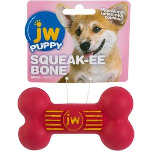 JW Pet Squeak-ee Bone Puppy Toy (Small)